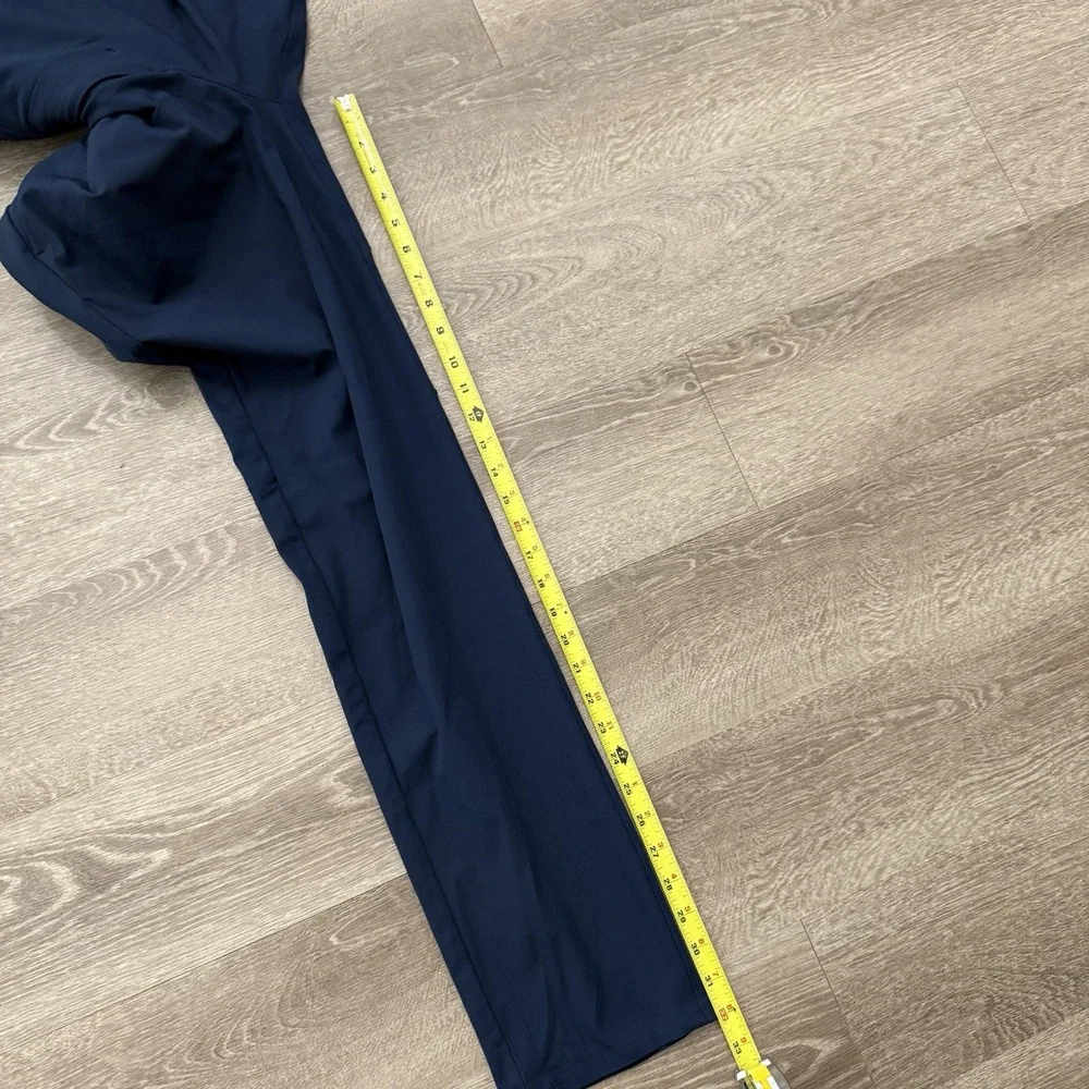 Lululemon ABC Commission Slim Fit Pants Warpstreme Men's 35x32 Navy Blue Stretch